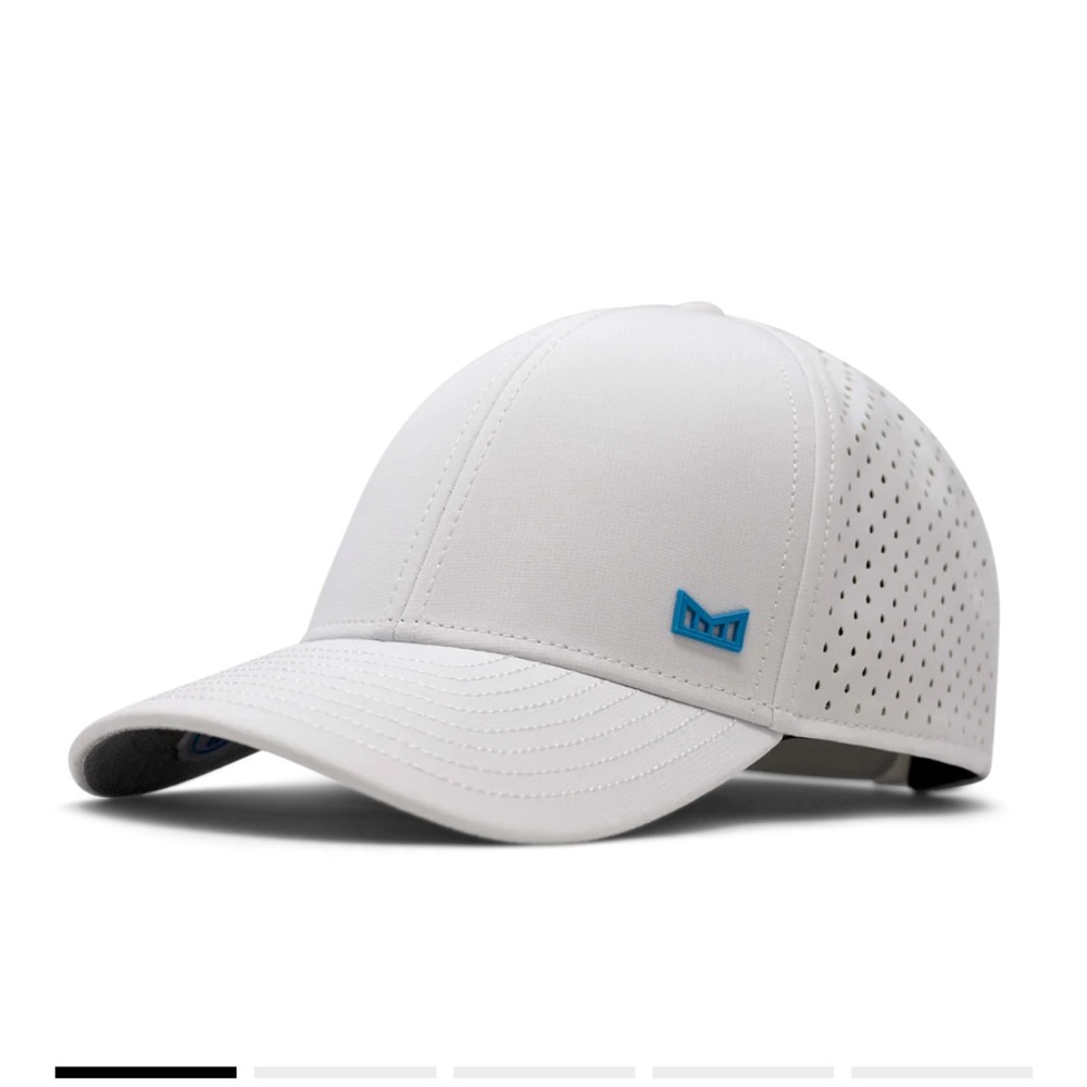 NWT Melin AGame Hydro Hat Size Small in white/electric blue